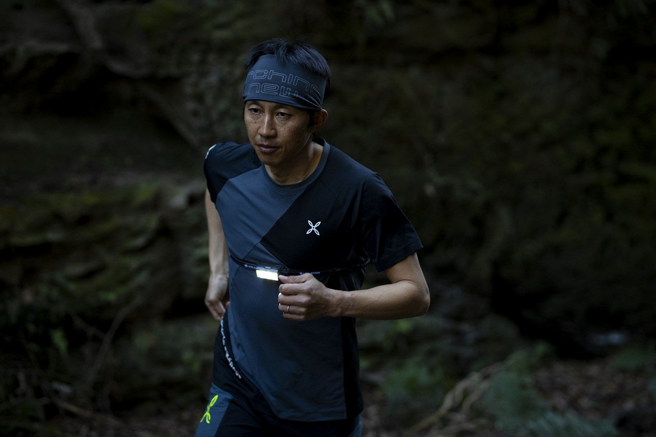 【トレイルランニングTIPS】NEO9R ナイトランはヘッドランプ+腰ランプの二丁使いが最強! 安心感もダブルに