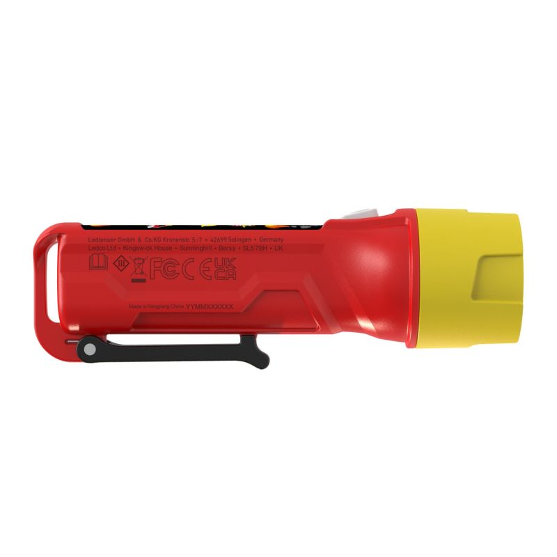 KIDBEAM4 Red Fire Firefighter (503147) 側面・クリップ