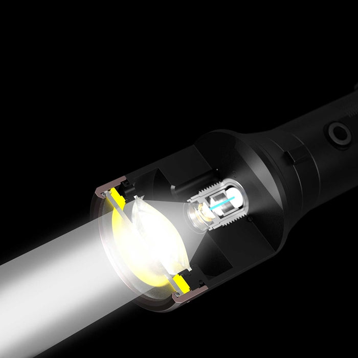 P9R Core LEP 最長1,300m先を照射するLEPハンドライト これぞ夜の帝王