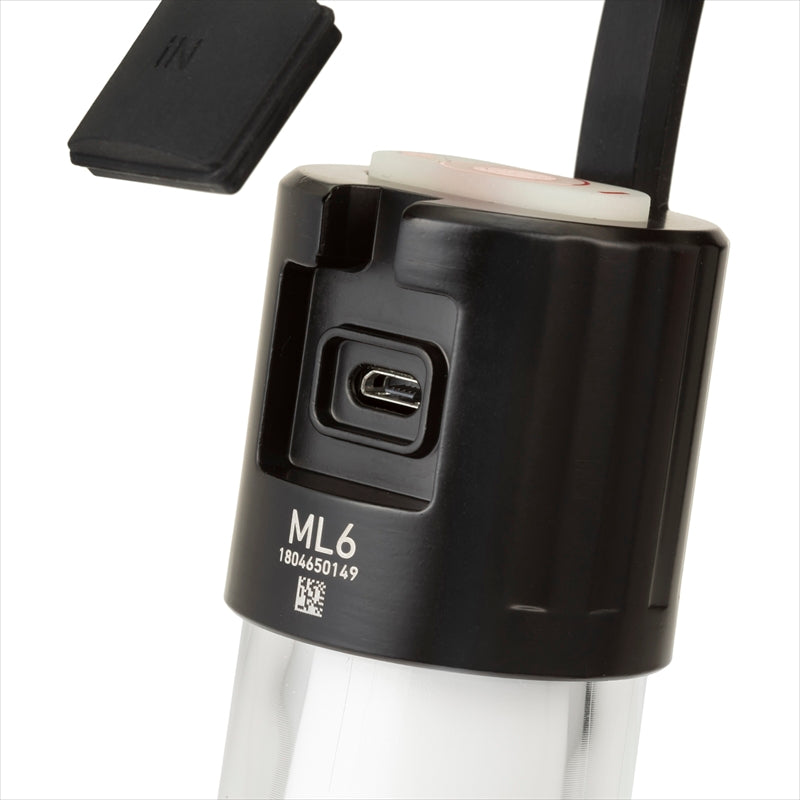 ML6 White: 無段階で光が調整できるパワフル&小型LEDランタン(白色光)18650 充電池仕様