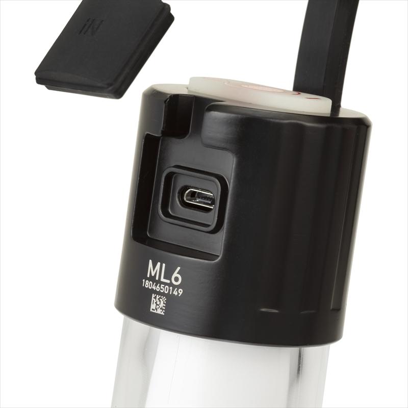 ML6 Warm: 無段階で光が調整できる小型 LEDランタン(暖色光/電球色)18650 充電池仕様 手のひらサイズ