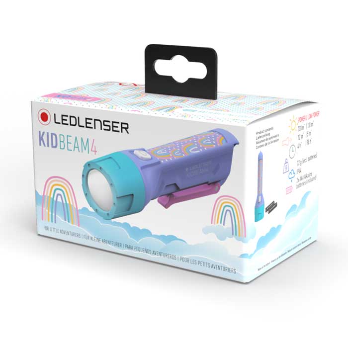 KIDBEAM4 単四電池2本で稼働するお子様の味方! まぶしさ軽減、目に優しくて本格的