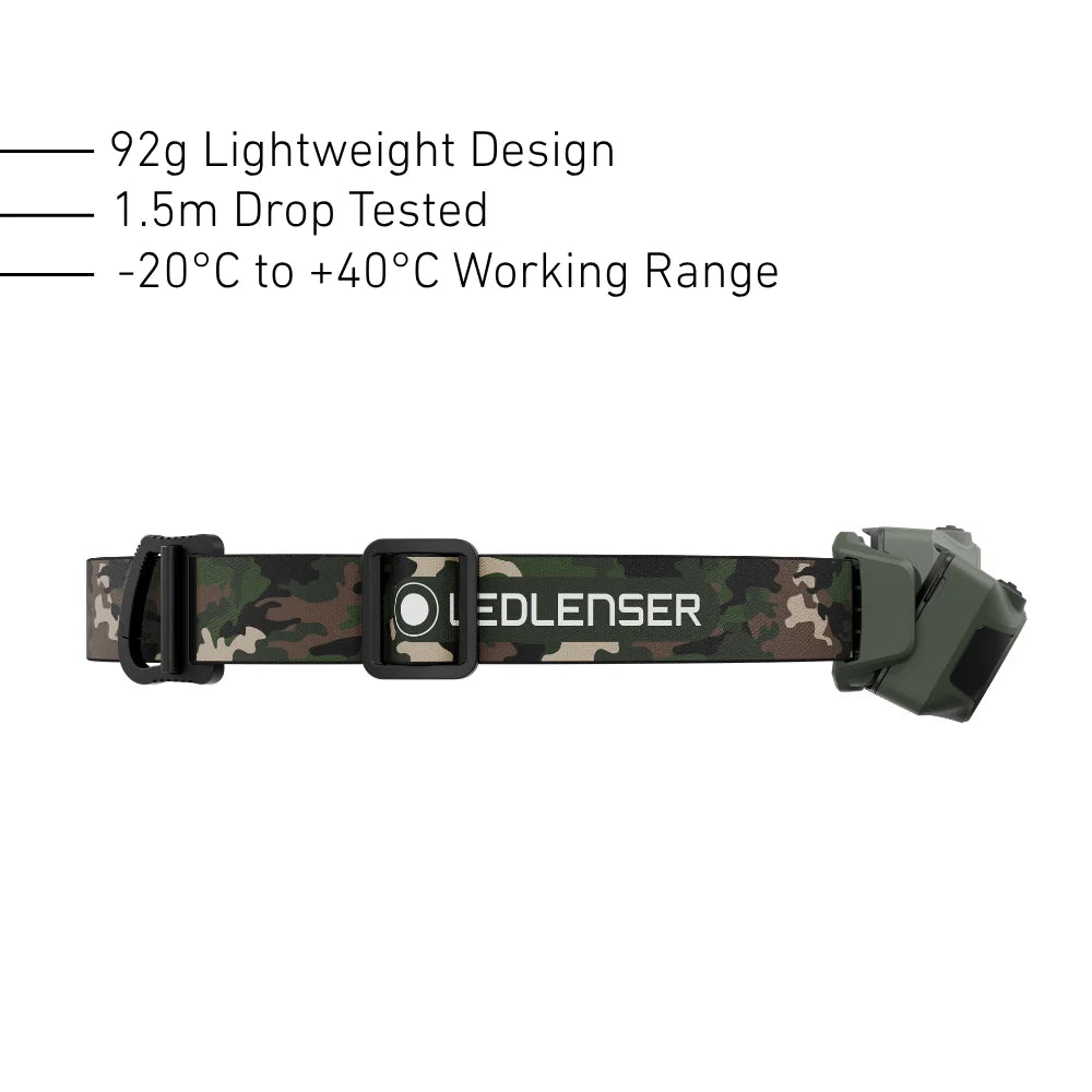HF4R RGB CAMO | New 2026｜洗練の二代目HF 取り外しできる充電池式 / 乾電池も使用OK 超軽量92g IP67 完全防水 【9月中旬 発売開始】