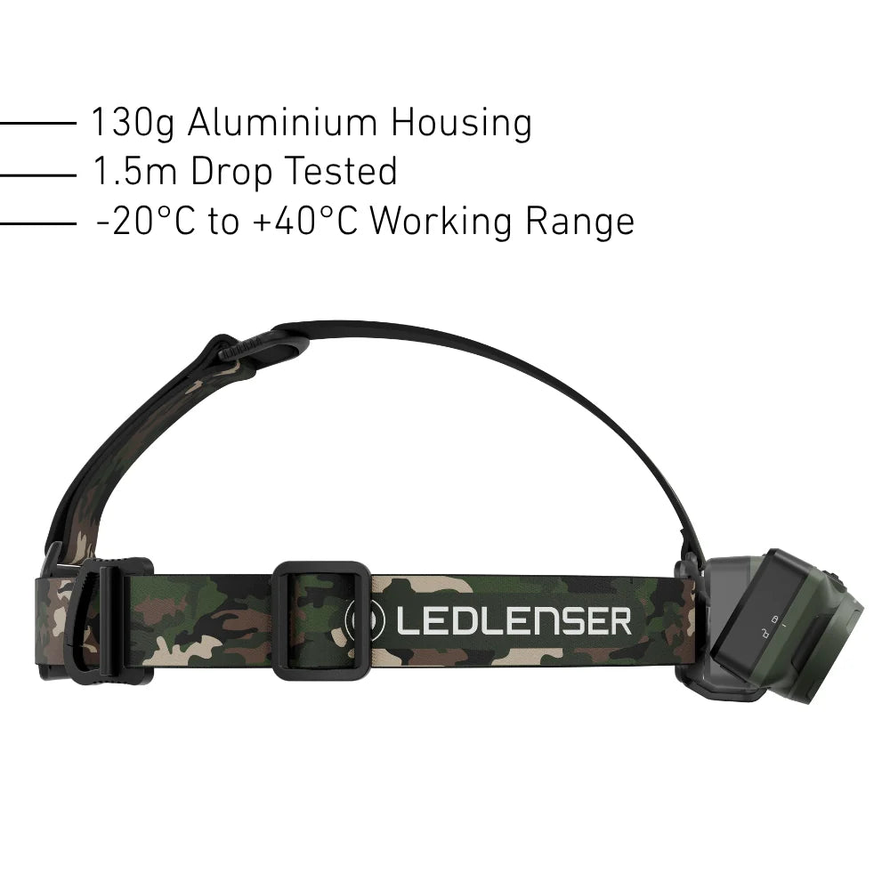 HF6R RGB CAMO | New 2026｜洗練の二代目HF 大幅進化したALB＝自動配光機能を搭載 軽量130g IP67 完全防水 【9月中旬 発売開始】