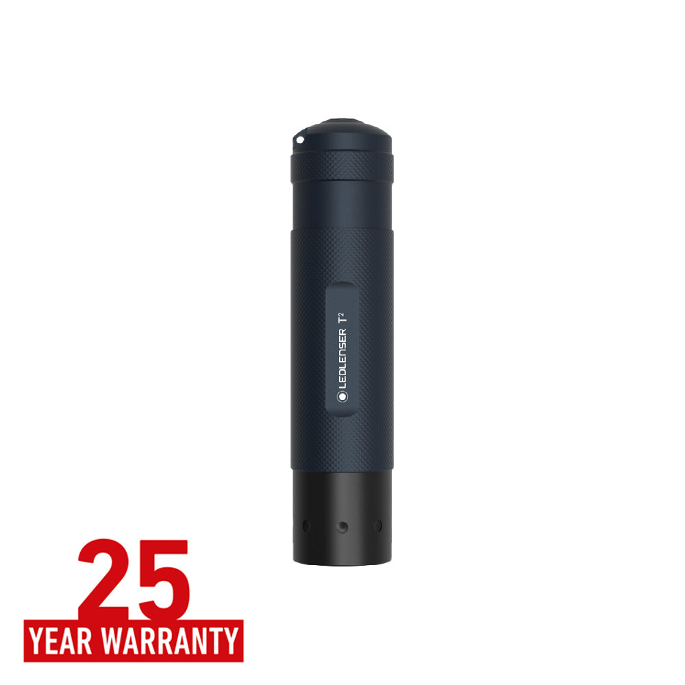 T2 25周年モデル | 乾電池仕様の携行コンパクトライト  限定色×製品登録で25年保証　数量限定品